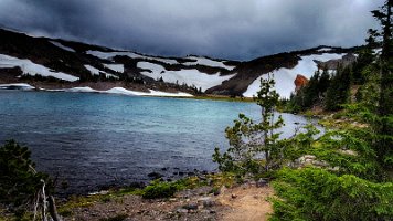 Day 1 - Camp Lake, Snowfields and COLD at 7000 feet 2