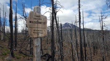 Day 1 - Three Sisters Wilderness boundary