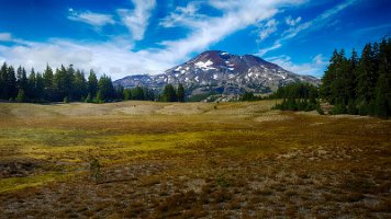 Day 2 - South Sister over Wickiup Plains