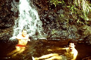 129. Rod and Mr. Dempsey at waterfall