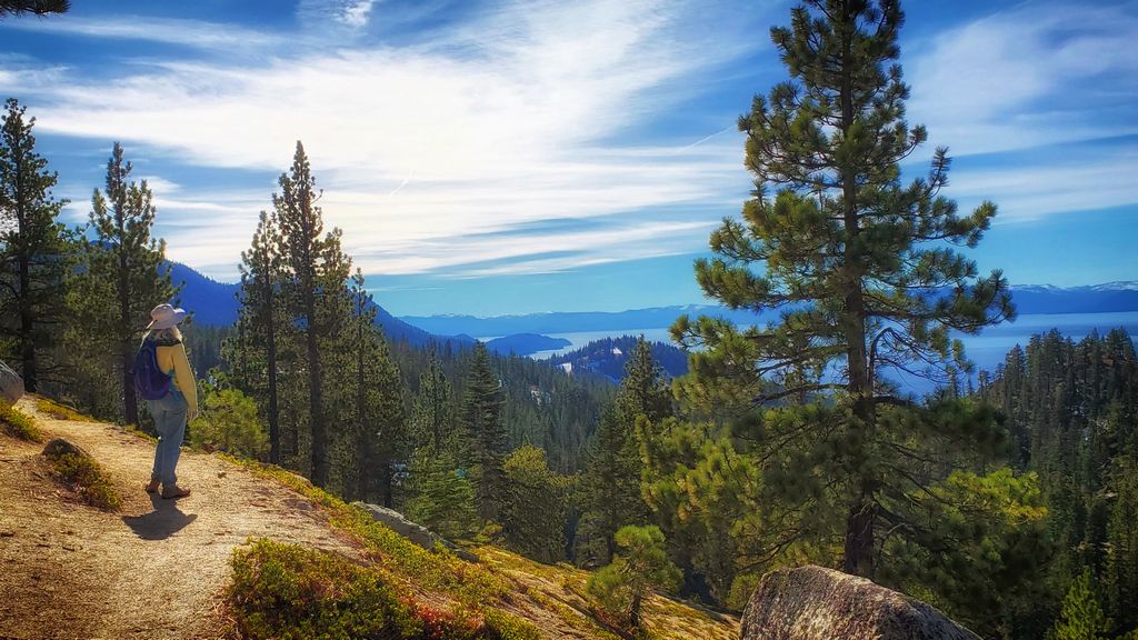 Lake Tahoe from Incline Flume Trail