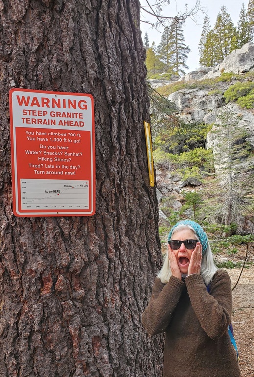 WARNING: Steep Granite Terrain Ahead!